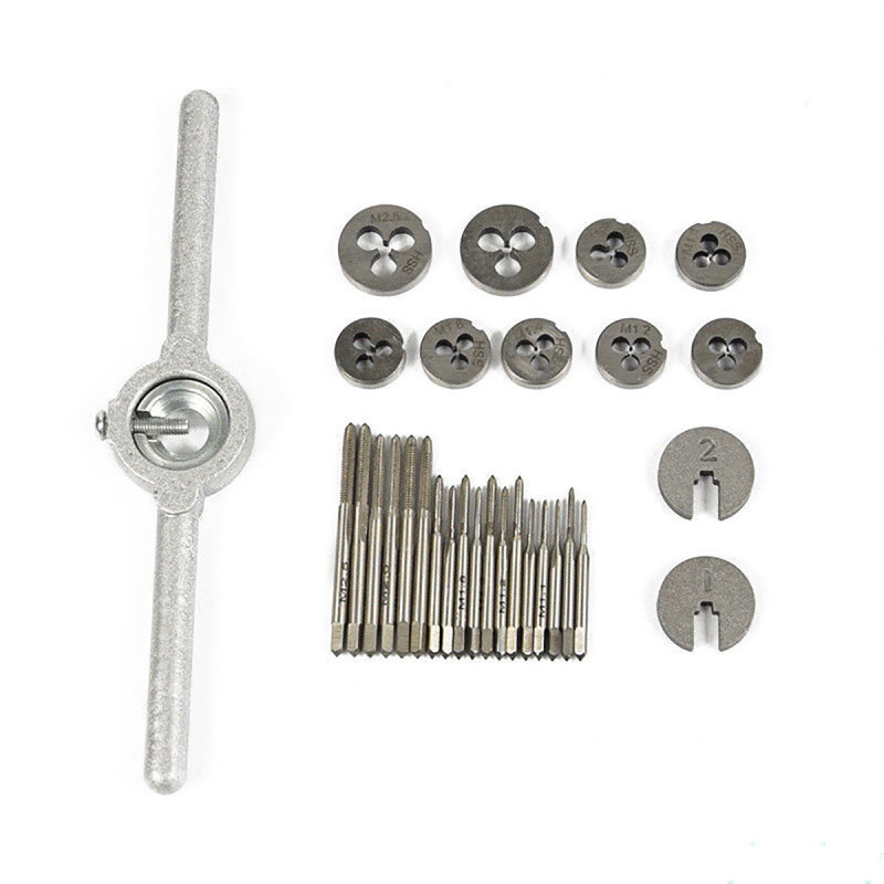 Tap and Die Set, 31 τεμάχια, HSS 6542, περιλαμβάνει τάπ γάντζο