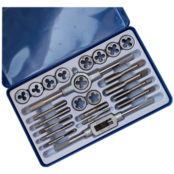 Σετ Tap και Die για μέταλλα, χειροκίνητος Tap Wrench, με μετρικές βίδες, εργαλείο επισκευής κοχλιών