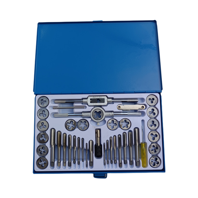 Σετ Tap και Die για μέταλλα, χειροκίνητος Tap Wrench, με μετρικές βίδες, εργαλείο επισκευής κοχλιών