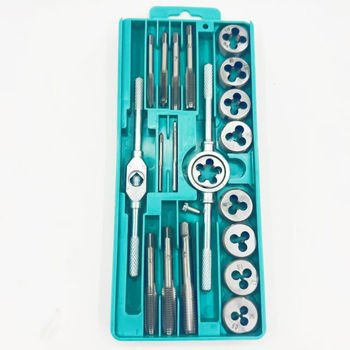 Σετ εργαλείων για κοπή από κράμα χάλυβα με χειροTap κλειδί και μετρικούς Tap