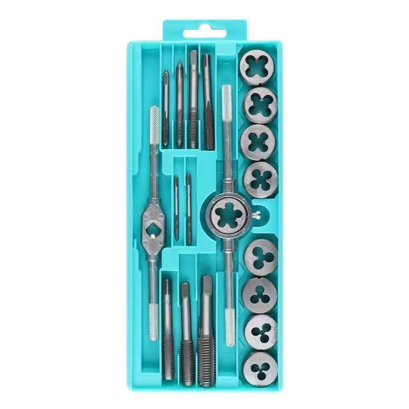 Σετ εργαλείων για κοπή από κράμα χάλυβα με χειροTap κλειδί και μετρικούς Tap