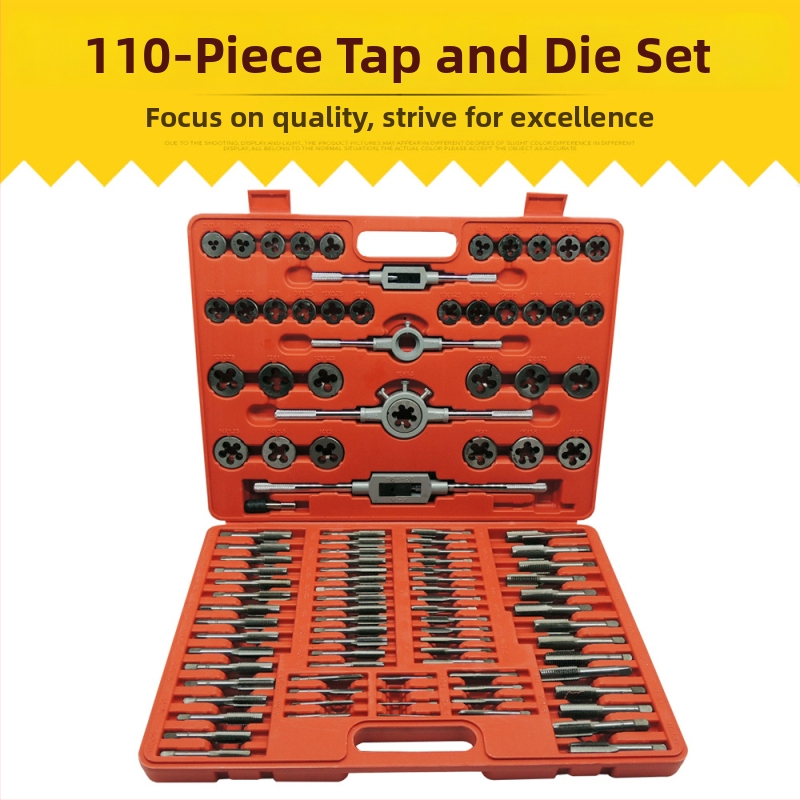 Chi Xi σετ 110 τεμαχίων εργαλείων για βίδες με χειροκίνητο κλειδί, μετρικό και ιμπεριαλιστικό πρότυπο