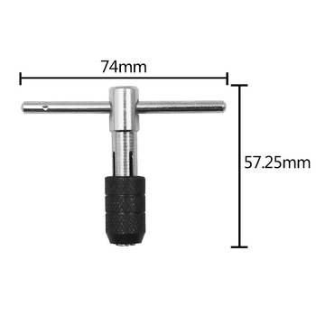 Set za navoj (tap i die), tip M3-6T, od legiranog čelika, korak navoja 1, težina 1 kg