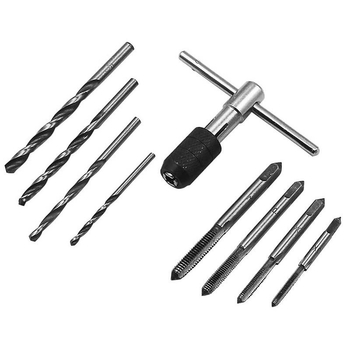 Set za navoj (tap i die), tip M3-6T, od legiranog čelika, korak navoja 1, težina 1 kg