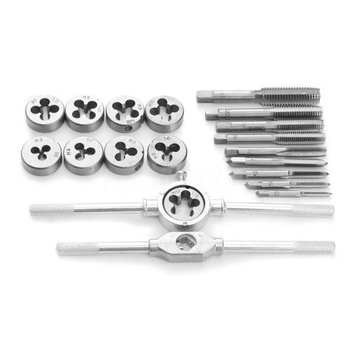 Set metric de filetare, 20 piese, suport mic