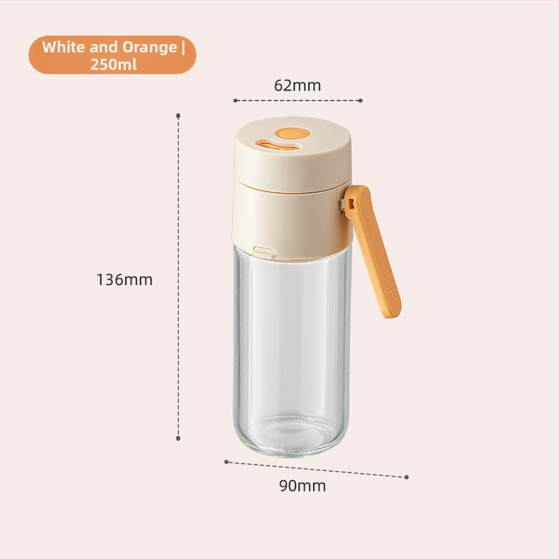 Precíz sóadagoló üveg, szilárd fűszerekhez, skandináv stílus, Junda Lai márka, nyomtatott logóval