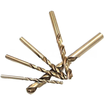 Kobaltno spiralno svrdlo s pravim trnom, 4-10 mm, nehrđajući čelik, visok sadržaj kobalta, visoka tvrdoća, Overlord svrdlo