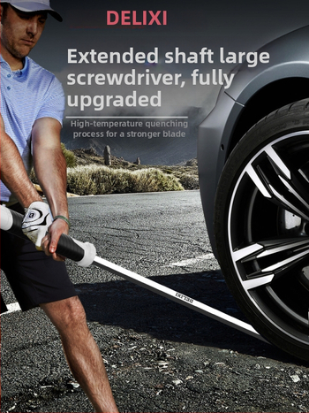 Phillips skrutkovač s plastovým telom a rukoväťou z chróm-vanádovej ocele, krížová hlava