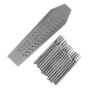 Unelte pentru reparat ceasuri – Mercury Wire Board, Tapping Board, Tap și Die, Miniature Tap Board Set (1 set; întreținere telecomunicații)