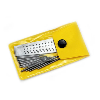 Unelte pentru reparat ceasuri – Mercury Wire Board, Tapping Board, Tap și Die, Miniature Tap Board Set (1 set; întreținere telecomunicații)