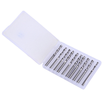 Σετ σπειροειδών τρυπανιών με κυκλικό άξονα, από κράμα βολφραμ, διάμετρος 3,85 mm, μήκος 50 mm, μάρκα Precision Diamond Tools