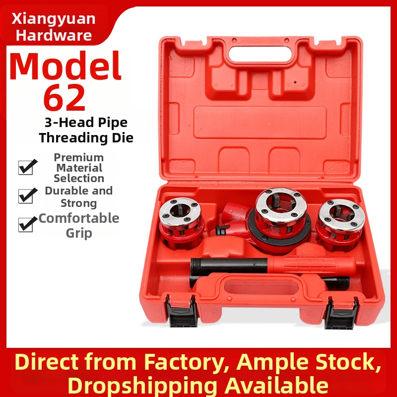 Sada pántových dosiek na rúry Type 62, 3-hlavová doska pántov na rúry, kompatibilná s oceľovými, pozinkovanými a plastovými rúrami