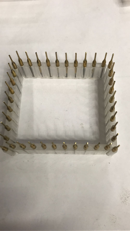 Ravna freza za PCB s titanijskim premazom, PCB freza, volfram čelik, Haochen