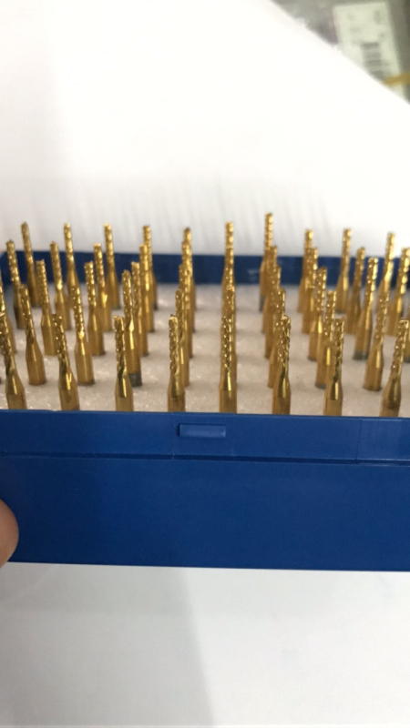 Ravna freza za PCB s titanijskim premazom, PCB freza, volfram čelik, Haochen