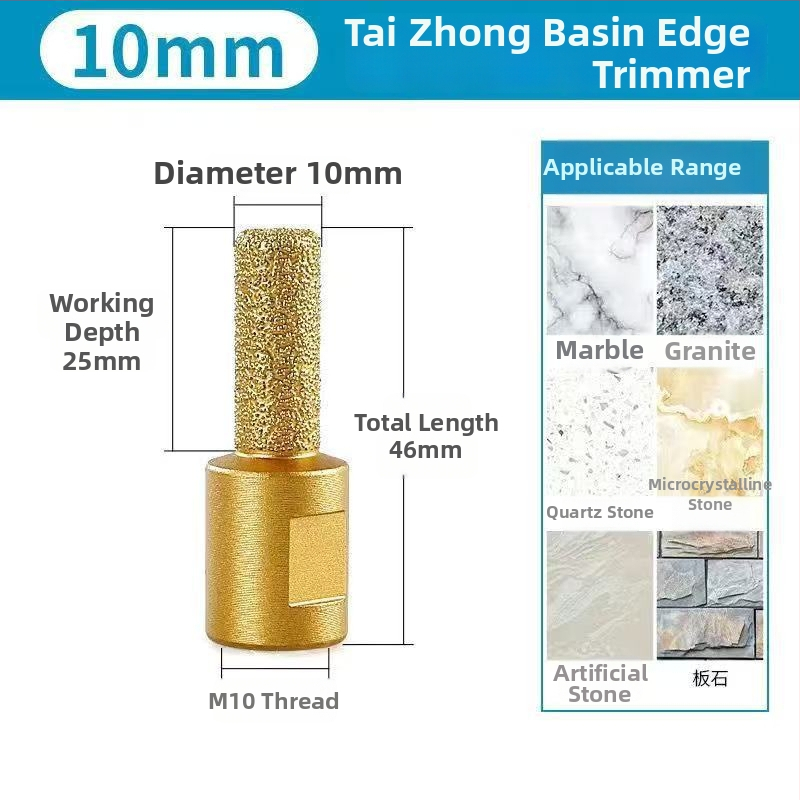 Dr. Jian brazed hlavica na brúsenie dlaždíc pre uhlovú brúsku - nástroj na rezanie, frézovanie a drážkovanie pre keramické a kvarcové kamene