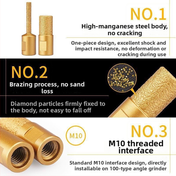 Master ding Diamantová brúsna hlava pre nástroj na drážky – prispôsobiteľná