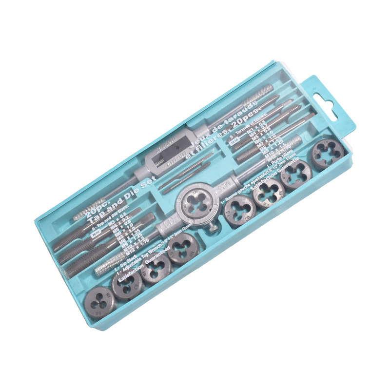 Xinsen Tuo Χειροκίνητο Σετ Τάπς και Νήματα, Υψηλή Σκληρότητα, Μετρικά Εργαλεία Κοπής Μετάλλων