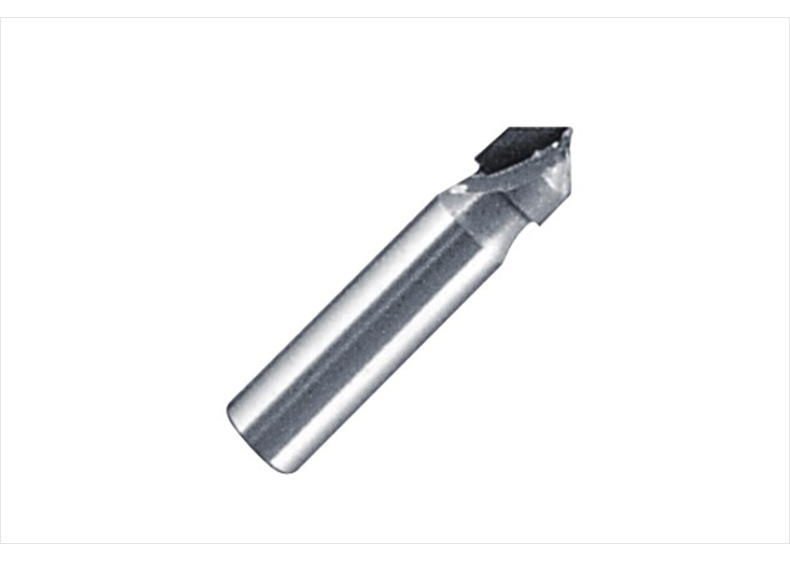 Chuanmu freză cu carbură 90° V pentru plăci cu densitate – unealtă de tâmplă, ax rotund, Ø1/4" sau Ø1/2"