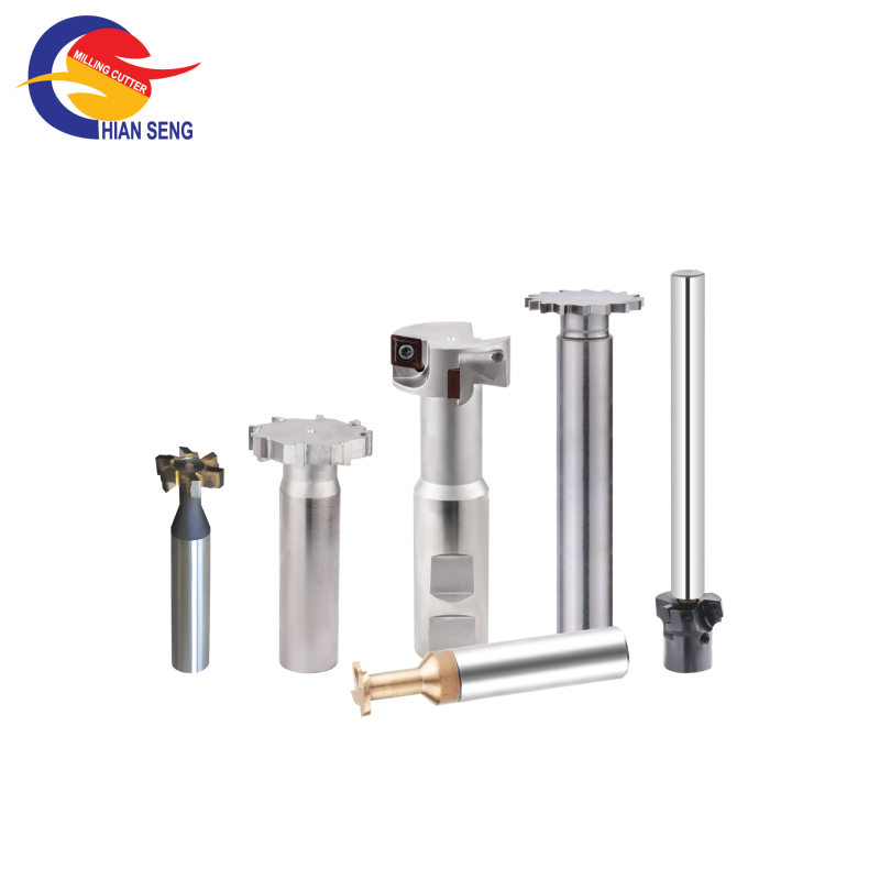 Freză de capăt din oțel wolfram, lamă zimțată, freză tip T, freză pentru canelare în T, pentru prelucrarea oțelurilor speciale, oțelului inoxidabil, turnătorie, cupru și aluminiu