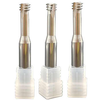 Prilagođena završna freza od visokokobaltne volframove čelika, otporna na temperaturu i udarce, UNC trozubna navojna freza, za glodalice i obradne centre