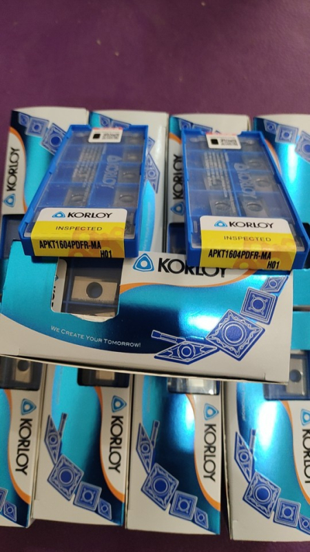 APKT1604-HA keményfém maróbetét alumínium- és rézmegmunkáláshoz, speciális keményötvözet