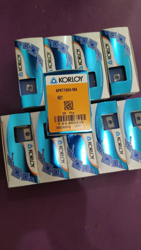 APKT1604-HA keményfém maróbetét alumínium- és rézmegmunkáláshoz, speciális keményötvözet