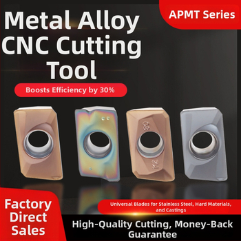 CNC vložka do sústruhu APMT1604/1135, polomer R0.8, pre vysokú tvrdosť nehrdzavejúcej ocele, diamantový tvar s štvorcovým ramenom (APMT1604PDER-H2 VP15TF)