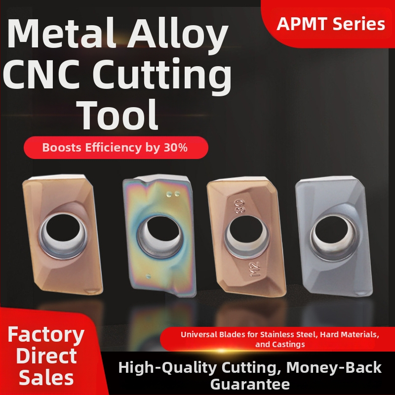 CNC vložka do sústruhu APMT1604/1135, polomer R0.8, pre vysokú tvrdosť nehrdzavejúcej ocele, diamantový tvar s štvorcovým ramenom (APMT1604PDER-H2 VP15TF)