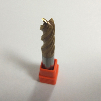 Freză plată din carburi, cu 4 dinți, cu strat, pentru aliaje pe bază de Ni la temperaturi înalte.