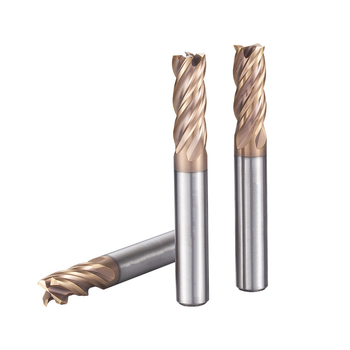 Freză plată din carburi, cu 4 dinți, cu strat, pentru aliaje pe bază de Ni la temperaturi înalte.