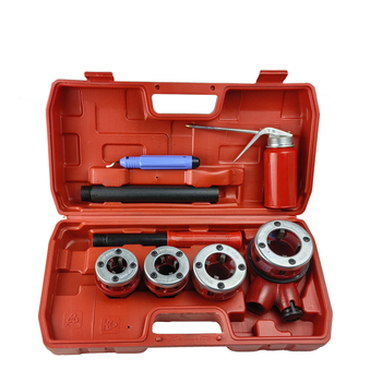 Set Type 62 pentru frezare și tăierea conductelor, cu design cu 3 capete, cheie pentru țevi sleeve și tăietor manual pentru cabluri