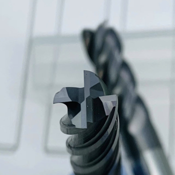 70° wolfram-karbid antivibrációs maró, 4 élű, lapos alj, hosszított CNC marófej