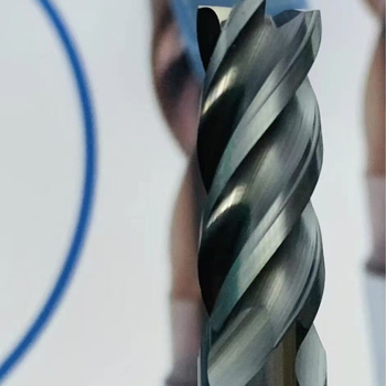 70° wolfram-karbid antivibrációs maró, 4 élű, lapos alj, hosszított CNC marófej