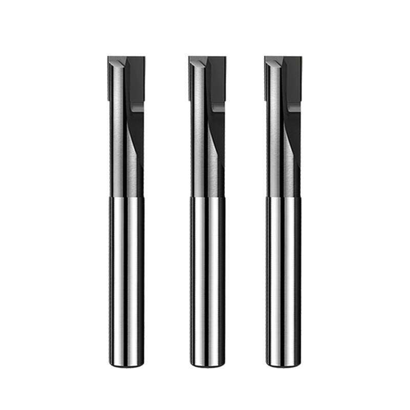 Фреза за обработка с диамантено гравиране, PCD върх, корпус от медно-алуминиева сплав, двойно остро рязане, акрилна огледална повърхност