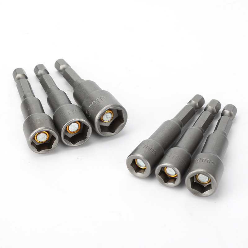 Set magnetic de biți hexagonali pentru șurubelniță electrică, Zhe Hong, material CR40