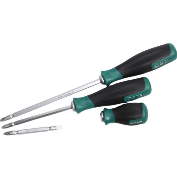 Star κατσαβίδι δύο όψεων με κεφαλές Philips και ίσιου τύπου, S2 εργαλειακό ατσάλι, 0,3 kg, μη μονωμένο