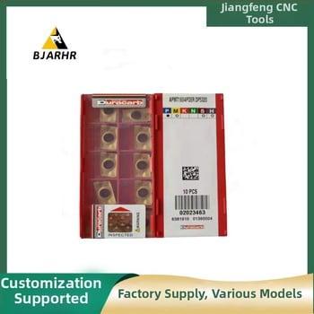 Set de inserții pentru frezat – Durongkup; APMT1135/1604, RPMT10T3/1204, RP1003; unghi drept, inserții rotunde