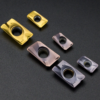 Set de inserții pentru frezat – Durongkup; APMT1135/1604, RPMT10T3/1204, RP1003; unghi drept, inserții rotunde