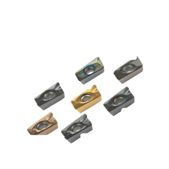 Set de inserții pentru frezat – Durongkup; APMT1135/1604, RPMT10T3/1204, RP1003; unghi drept, inserții rotunde