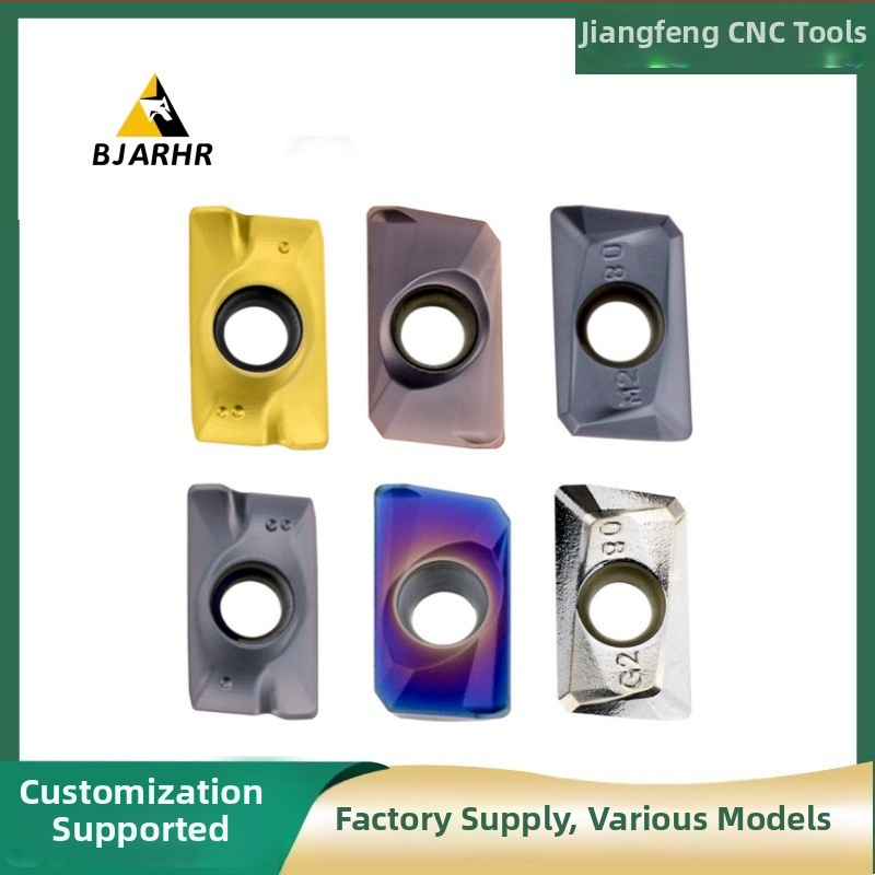 Set de inserții pentru frezat – Durongkup; APMT1135/1604, RPMT10T3/1204, RP1003; unghi drept, inserții rotunde