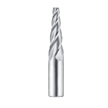 Kužna CNC oblikujuća freza za aluminij, serija T56156, format: konusna freza, materijal: volfram čelik