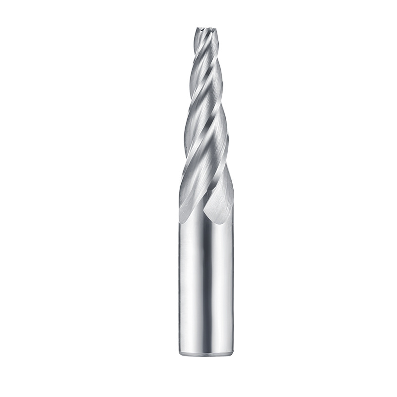 Kužna CNC oblikujuća freza za aluminij, serija T56156, format: konusna freza, materijal: volfram čelik