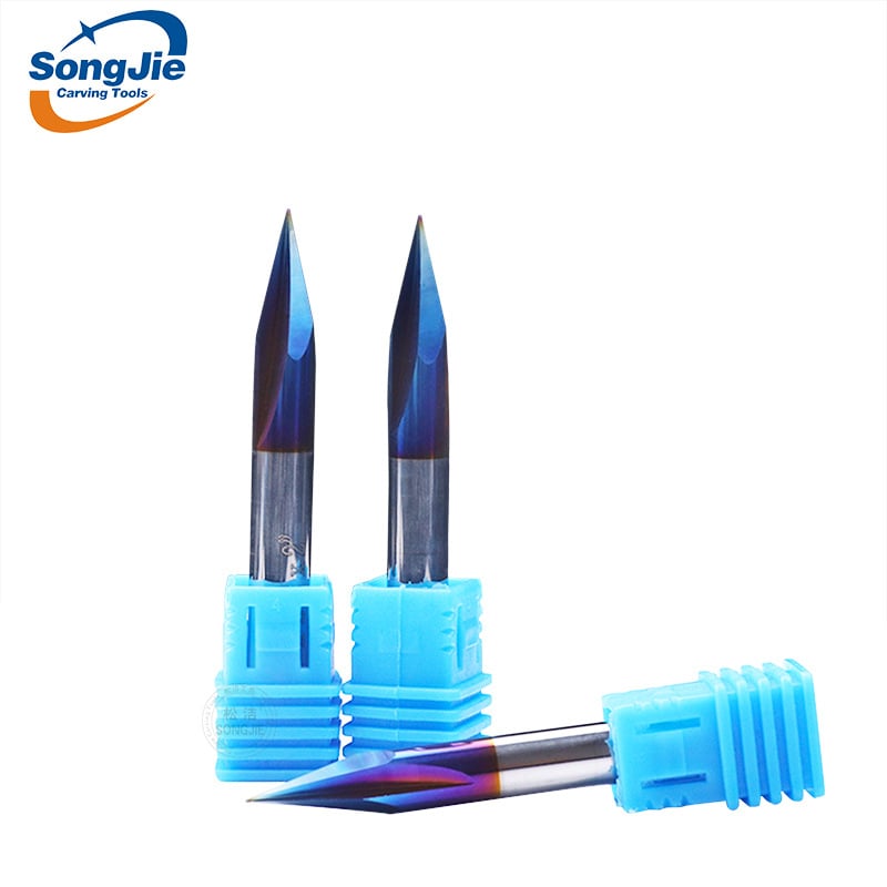 65° karbidna freza za faziranje, s 2 ili 3 reznim listom, ravni žljeb, za CNC