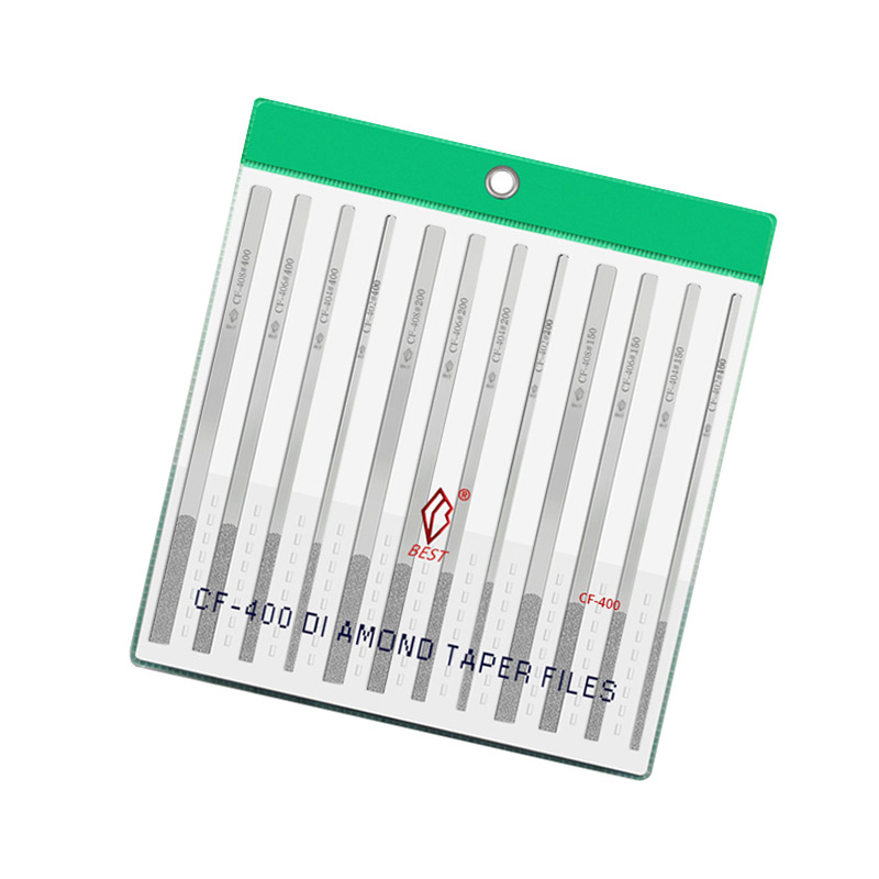 Gyémánt reszelő CF400, sík keresztmetszet, dupla minta, középfog, emery anyag