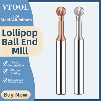 VTOOL guľová fréza; séria Ball-type milling cutter; spracovateľský rozsah: Other