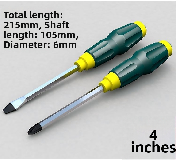 Magnetická Phillips skrutkovač z Cr-V ocele s plastovou rukoväťou, hmotnosť 0,24 kg