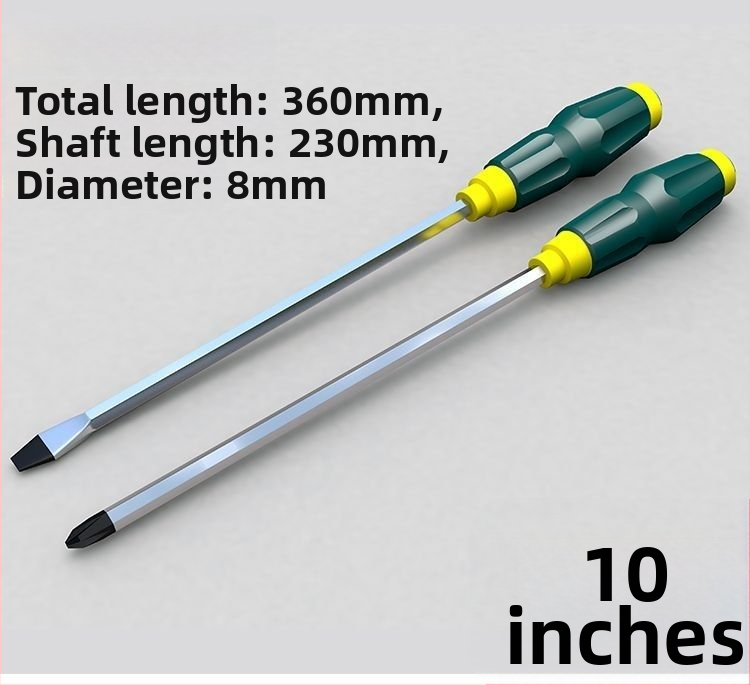 Magnetická Phillips skrutkovač z Cr-V ocele s plastovou rukoväťou, hmotnosť 0,24 kg