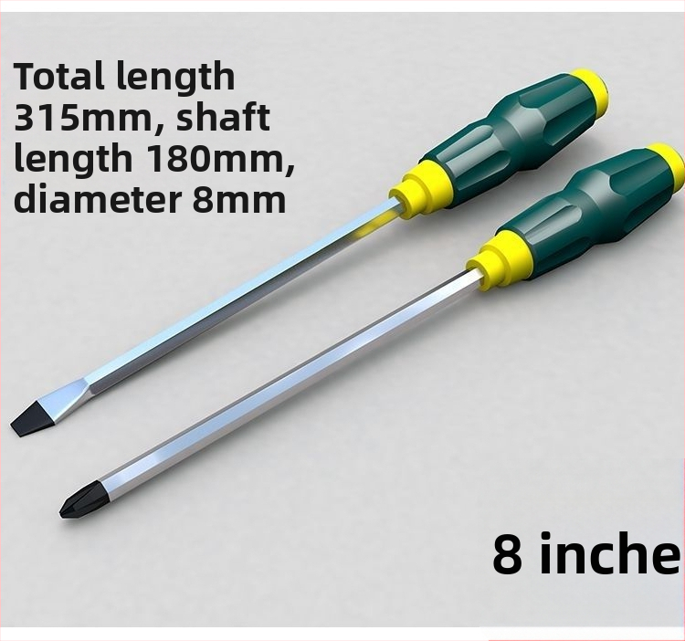 Magnetická Phillips skrutkovač z Cr-V ocele s plastovou rukoväťou, hmotnosť 0,24 kg