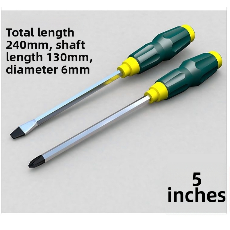 Magnetická Phillips skrutkovač z Cr-V ocele s plastovou rukoväťou, hmotnosť 0,24 kg