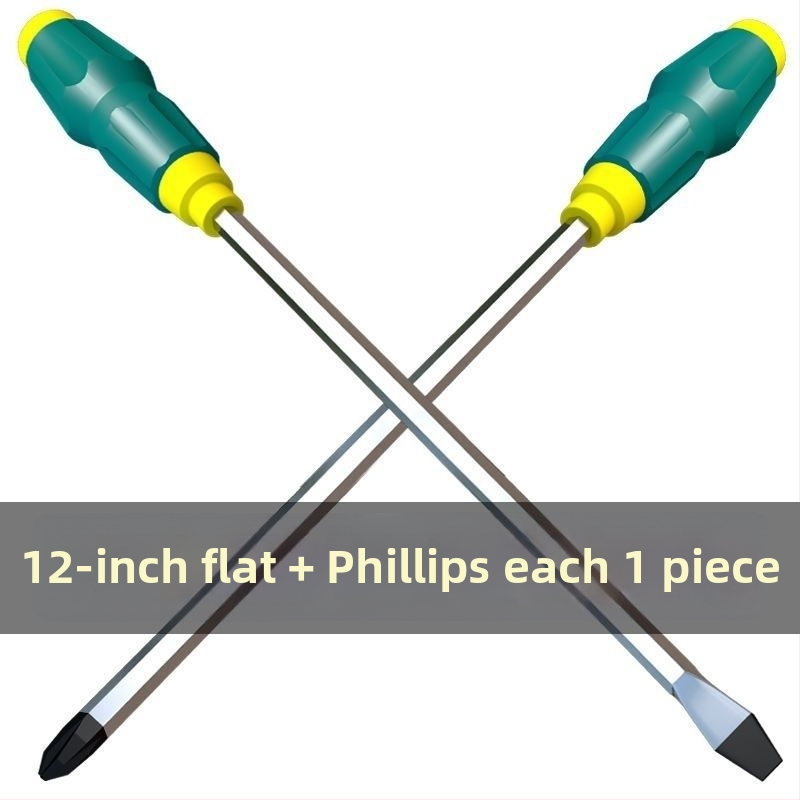 Magnetická Phillips skrutkovač z Cr-V ocele s plastovou rukoväťou, hmotnosť 0,24 kg